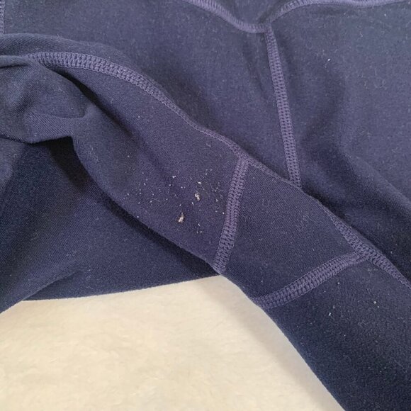 Gaiam dark blue ankle length pull on elastic waist workout yoga leggings - Picture 10 of 11